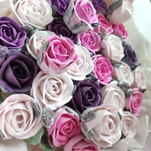 Un buchet cu trandafiri in 3 nuante / Букет роз в 3 оттенках