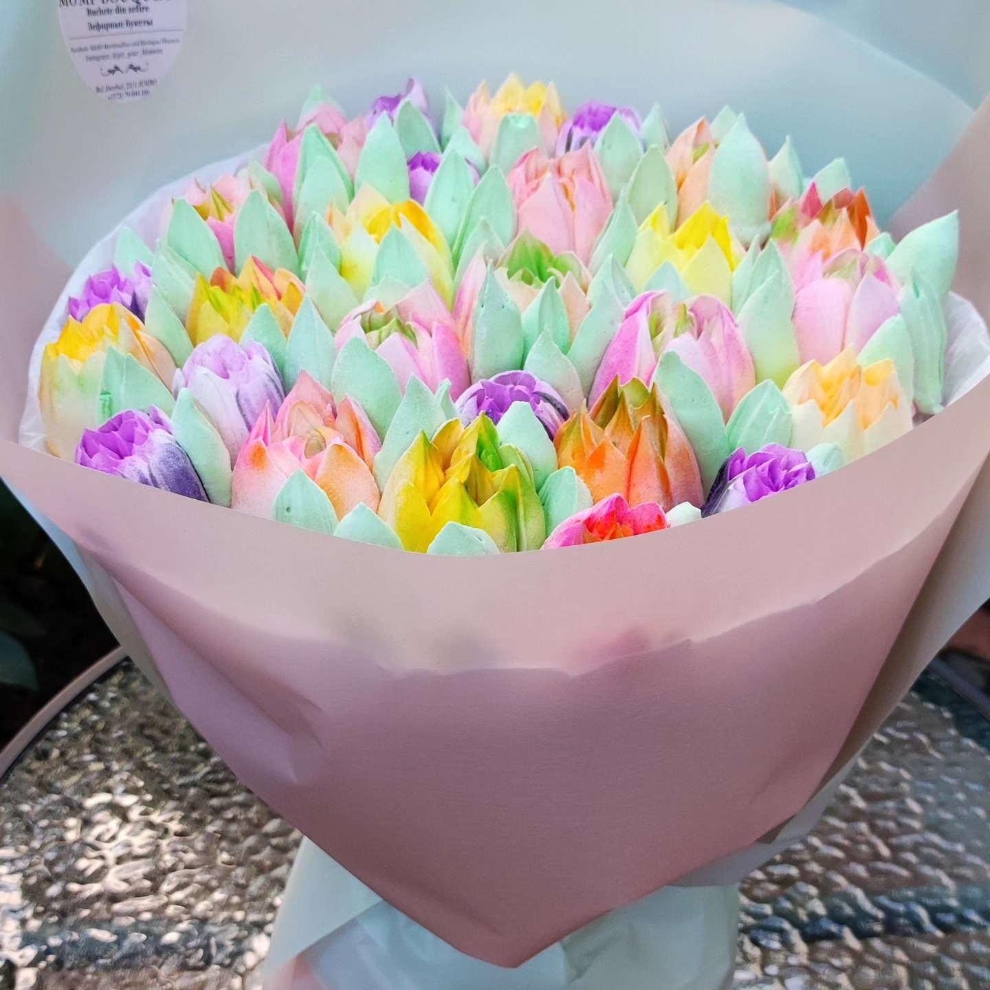 Buchet cu lalele asorti / Букет с тюльпанами асорти — изображение 2