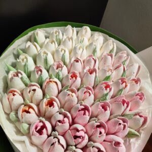 Buchet cu lalele in gradient / Букет с тюльпанами в градиенте
