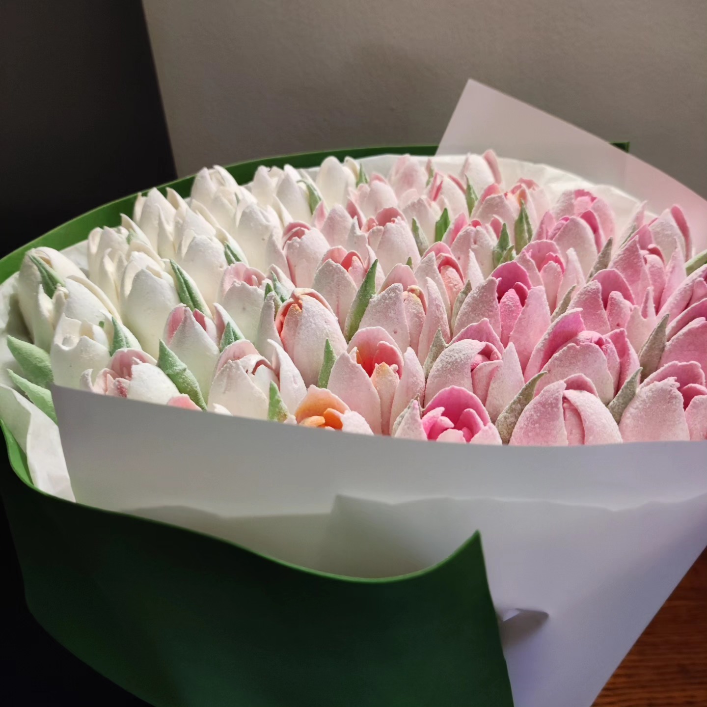 Buchet cu lalele in gradient / Букет с тюльпанами в градиенте — изображение 3