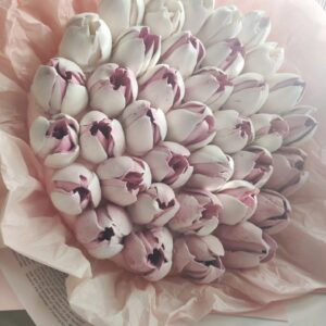 Buchet cu lalele gradient / Букет с тюльпанами градиент