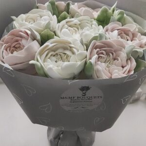 Buchet cu bujori mari in 2 nuante / Букет с крупными пионами в двух оттенках